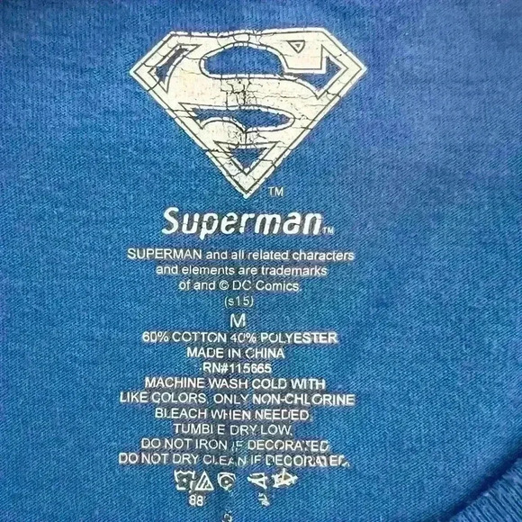 SUPERMAN T Shirt, Size S - Picture 3 of 4
